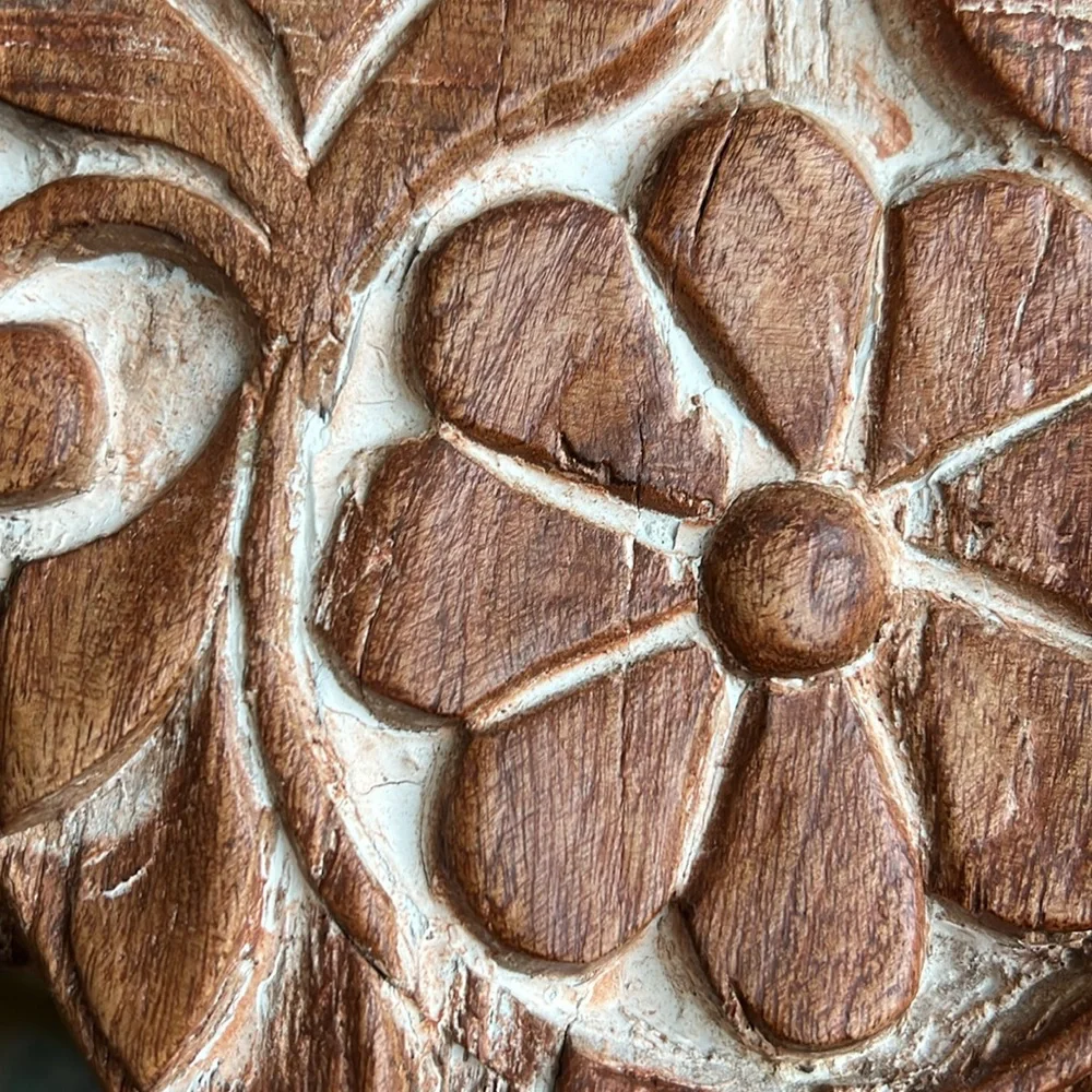 Vintage carved floral
